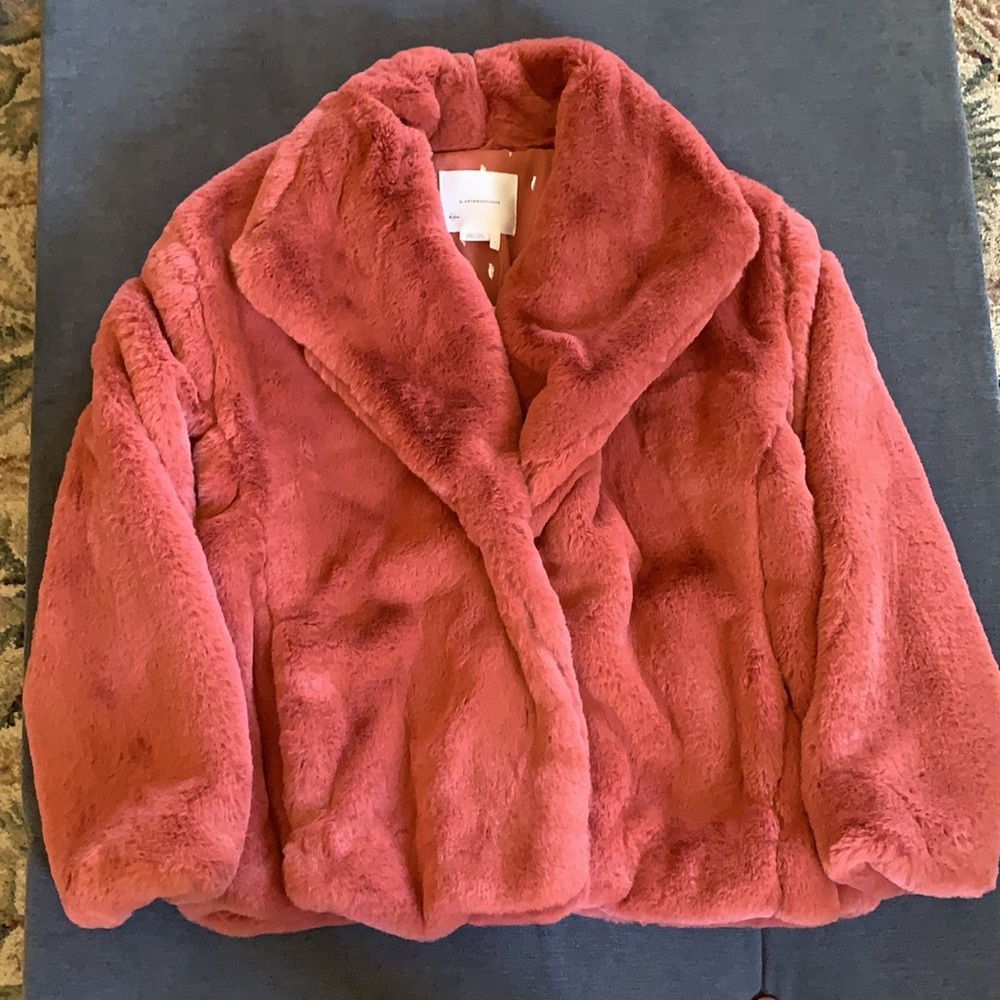 Anthropologie Leopard Faux Fur Jacket - Picture 6 of 8